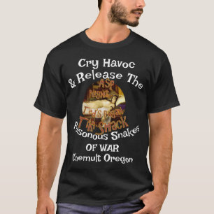 T-shirt Libérez Havoc Libérez Serpents Vénéneux Guerre