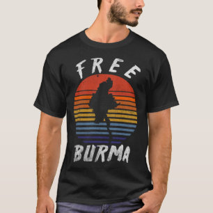 T-shirt Libérez la Birmanie pour la liberté au Myanmar et 