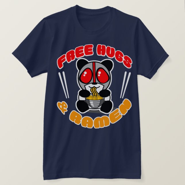T-SHIRT LIBÉREZ LA PIÈCE EN T D'ÉTREINTES ET DE RAMEN (Design devant)