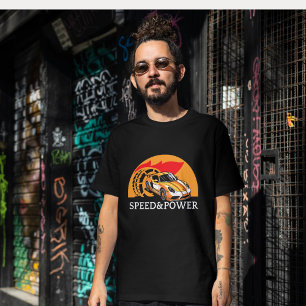 T-shirt Libérez la vitesse : vitesse et puissance libérées