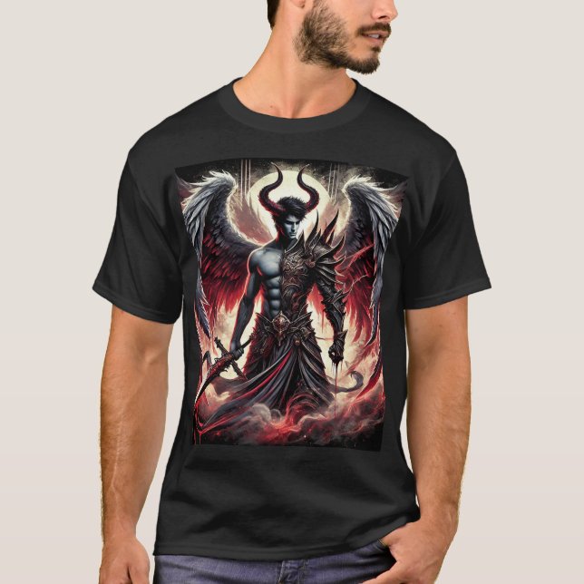 T-shirt Libérez le Gardien des ténèbres - Homme Diable Ang (Devant)