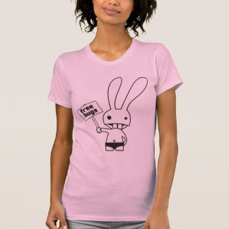 T-shirt libérez le lapin d'étreintes