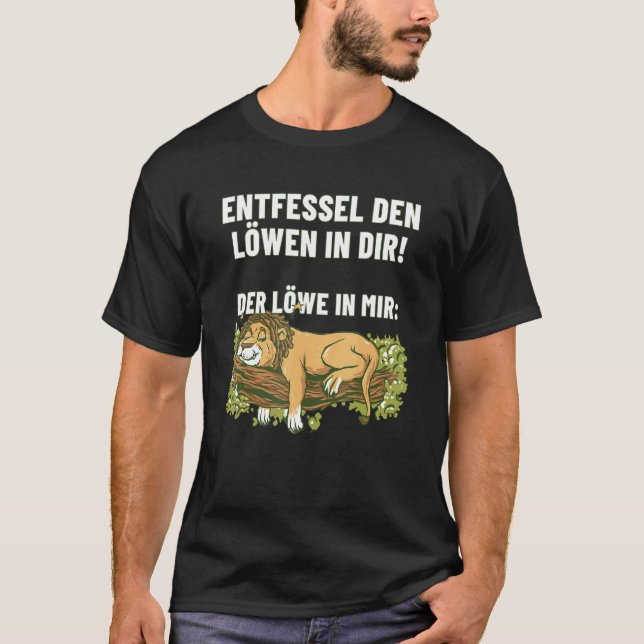 T-shirt Libérez Le Lion En Vous Lion (Devant)
