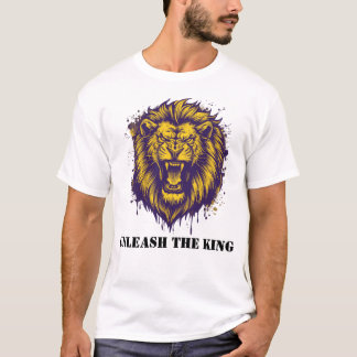 T-shirt Libérez Le Roi Lion Graphique Lion Alpha Puissant