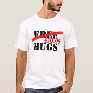 T-shirt Libérez les étreintes (le prix personnalisable)