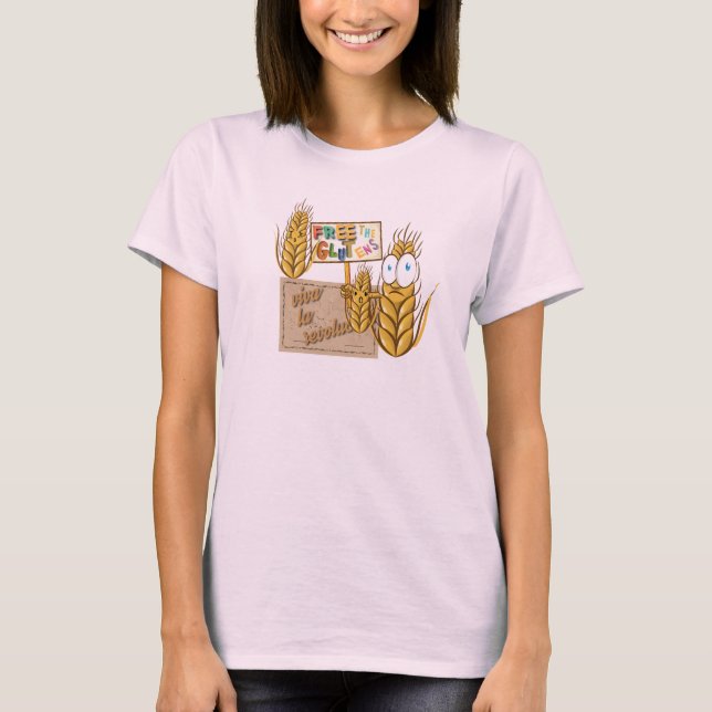T-shirt Libérez les glutens (Devant)