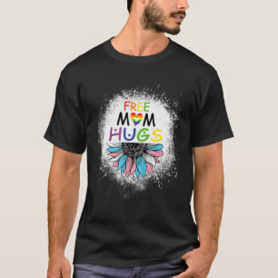 T-shirt Libérez Maman Hug Lgbtq Transgender Pride drapeau