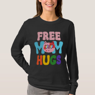 T-shirt Libérez Maman Hugs Cat LGBT Mois Gay pride