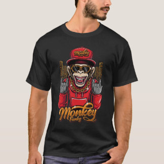 T-shirt Libérez votre créativité avec des dessins de singe