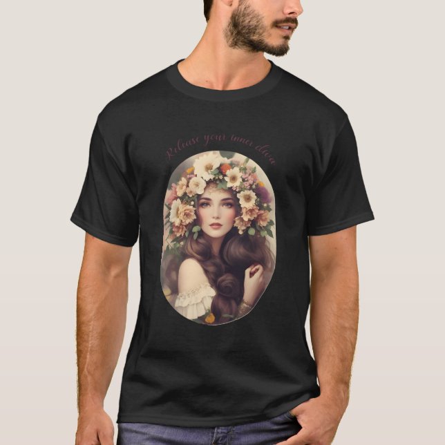 T-shirt Libérez Votre Diva Intérieur ~ Boho (Devant)