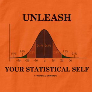 T-shirt Libérez votre moi statistique (Humour de courbe Be