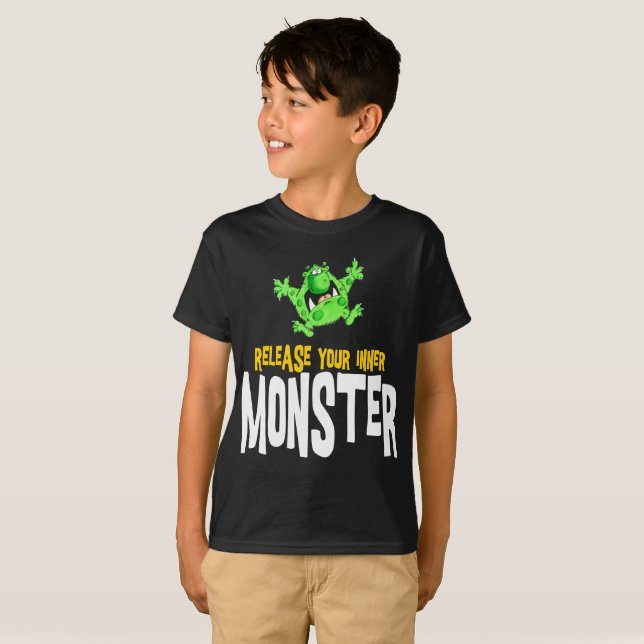 T-shirt Libérez votre monstre intérieur (Devant entier)