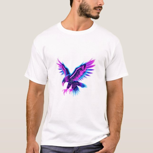 T-shirt Libérez votre Power Neon Electric Eagle Tee (Devant)