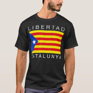 T-shirt Libertad Catalunya Catalogne Catalogne Indépendanc