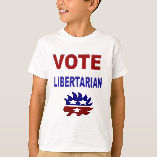 T-shirt Libertaire de vote (Devant)
