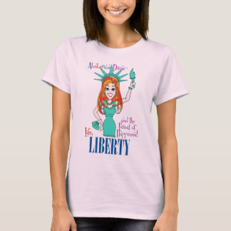 T-shirt Liberté - AbabericanDivas (TM)