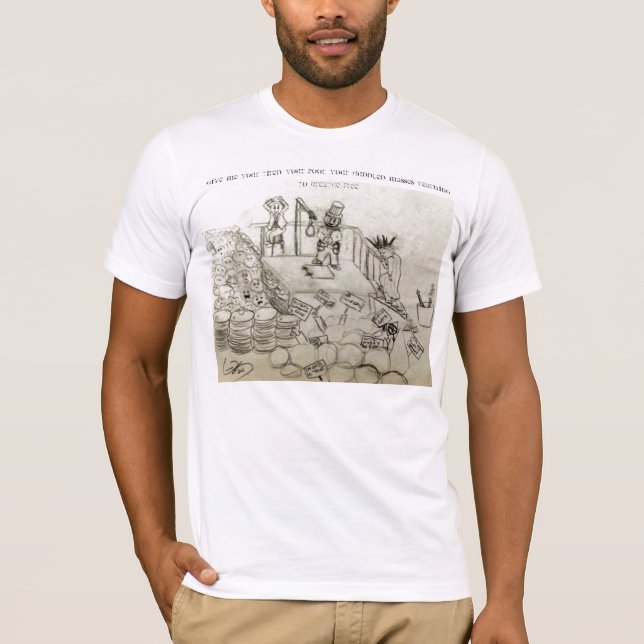 T-shirt Liberté accrochante (Devant)