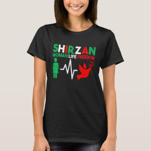 T-shirt Liberté de la femme Iran Zan Zendegi Azadi Shirzan
