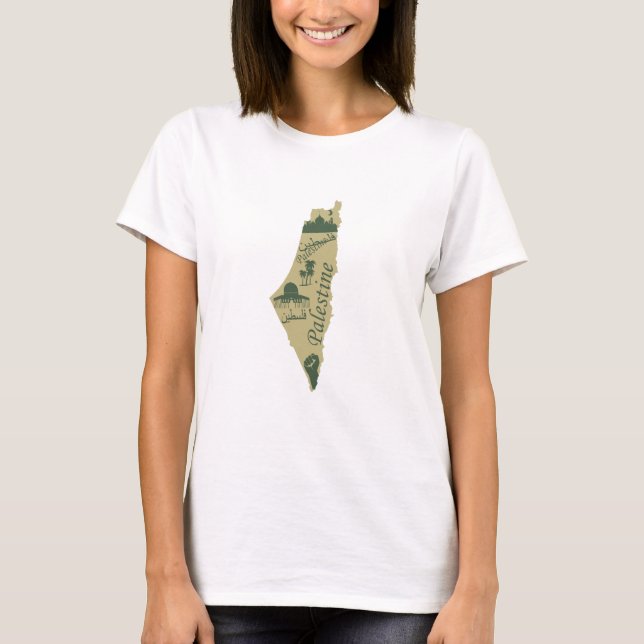 T-shirt liberté de la palestine (Devant)