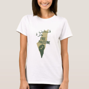 T-shirt liberté de la palestine libre pour la palestine