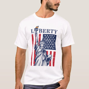 T-shirt Liberté De Liberté - 4 juillet
