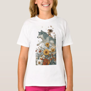 T-shirt Liberté de loup féroce