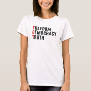 T-shirt Liberté Démocratie Vérité