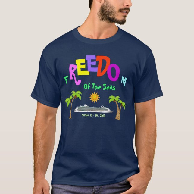 T-shirt Liberté des mers (2) (Devant)