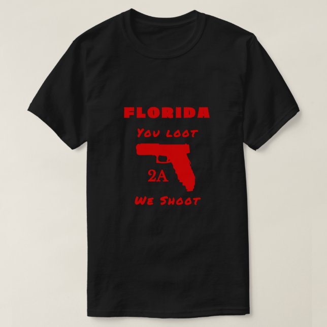 T-shirt Liberté du deuxième amendement de Floride (Design devant)