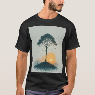 T-shirt Liberté et art naturel