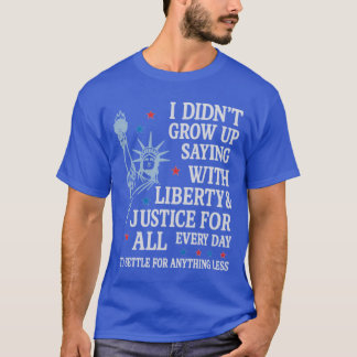 T-shirt Liberté et justice pour tous les droits de l'homme