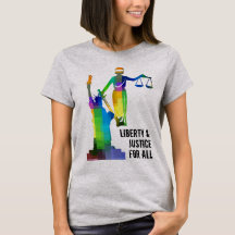 Liberté et justice pour toute la chemise