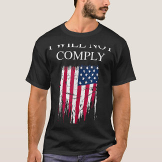T-shirt Liberté Médicale Je Ne Respecterai Pas Les Mandats