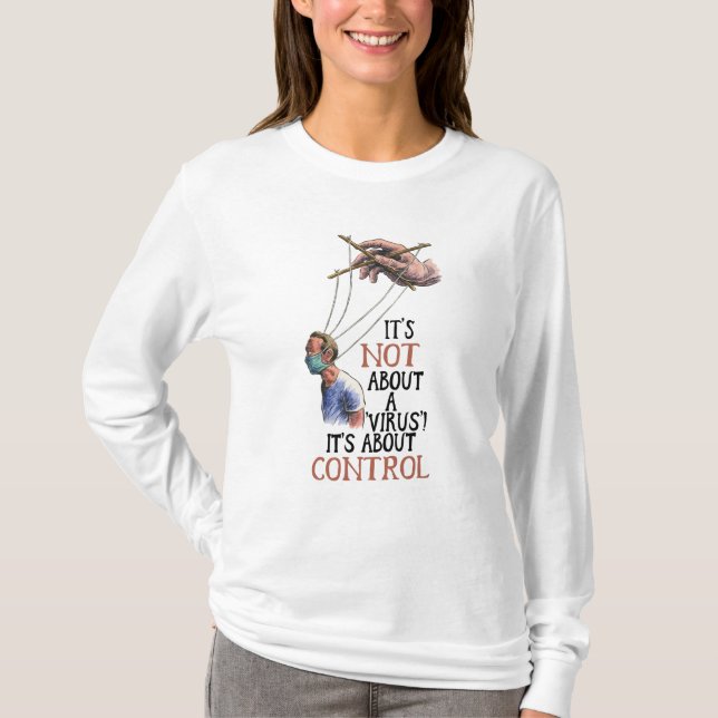 T-shirt Liberté Médicale Pas de mandat de vaccin (Devant)