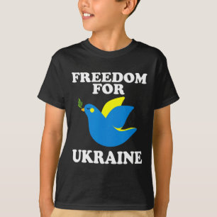 T-shirt Liberté pour l'Ukraine Soutenez l'ukrainien