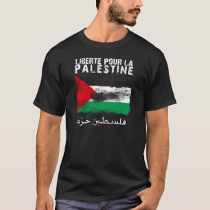 T-shirt Liberté versent la La Palestine (le hurra de