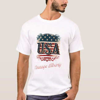 T-shirt Liberté vintage