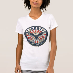 T-shirt Liberty Aviator Patriotique Patriotique Aviation V