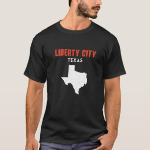 T-shirt Liberty City Texas USA State America Travel Texas