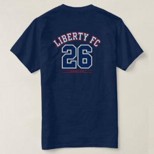 T-shirt Liberty FC Navy Star Tee Premium Football USA