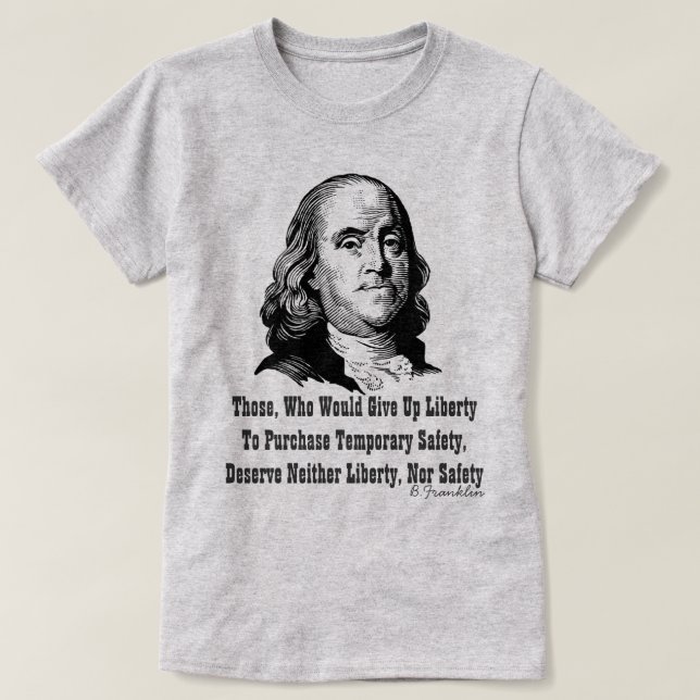 T-shirt Liberty For Security (Design devant)