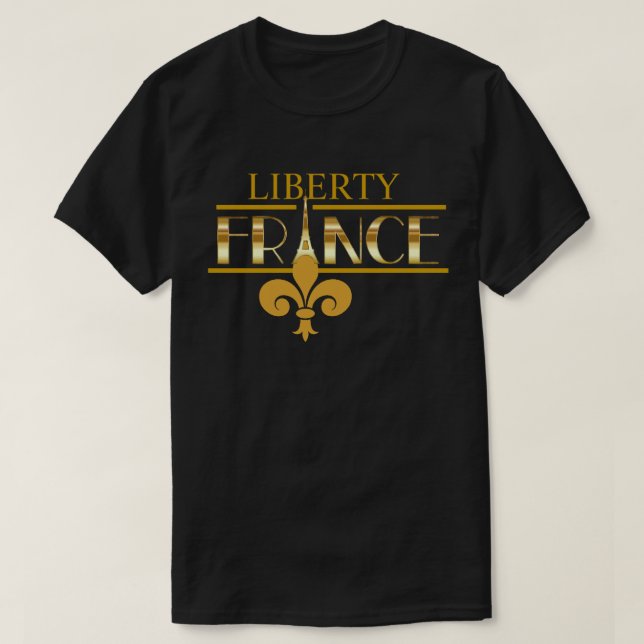 T-shirt Liberty France personnalisable (Design devant)