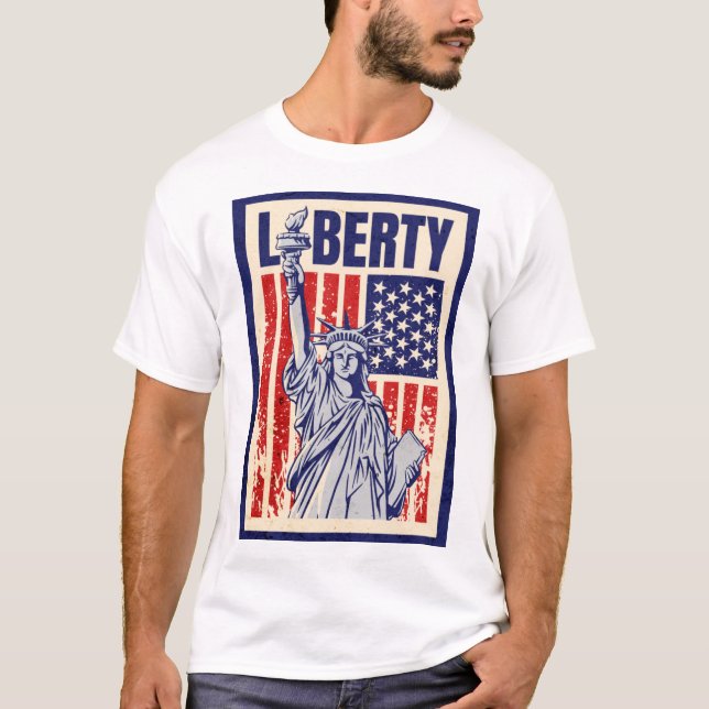 T-shirt Liberty Statue (Devant)