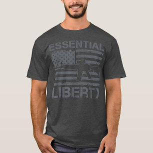 T-shirt LibertyPro Gun Rights Ar15 Freedom Usa Drapeau961
