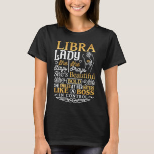 T-shirt Libra Lady Astrologie Zodiac Sign Libra Femme Fill