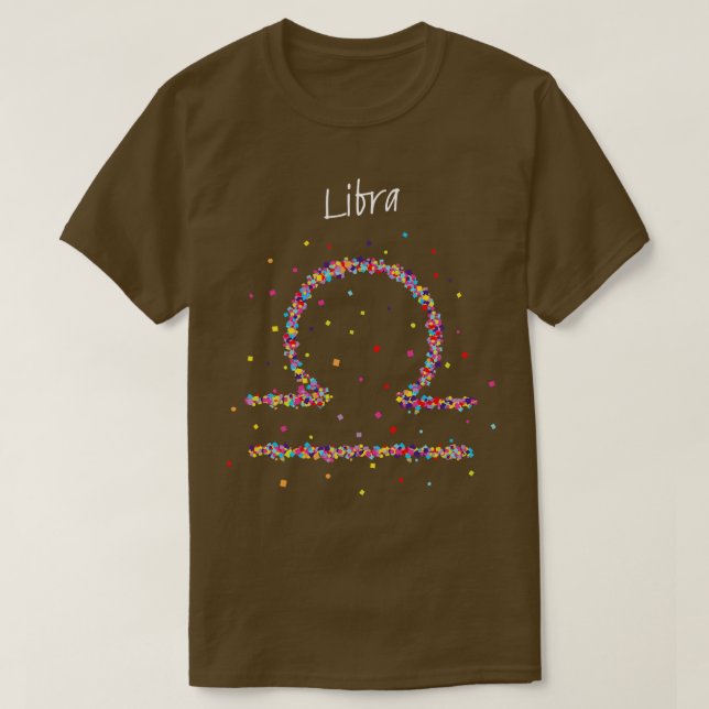 T-shirt Libra Libra Zodiac Astrologie (Design devant)