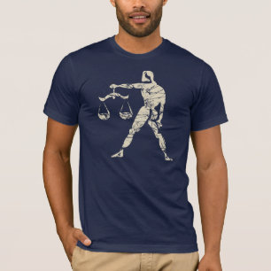T-shirt Libra Zodiac Sign Grunge 23 septembre - 22 octobre