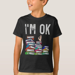 T-shirt Librairie Lecteur de livre amusant Louveur de livr