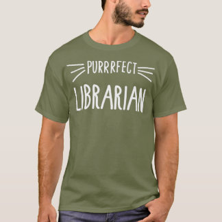 T-shirt Librarian Gift Cute Parfait Bibliothécaire Amoureu