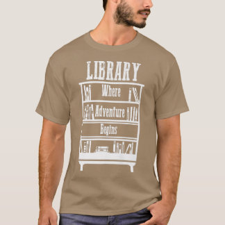 T-shirt Library Books